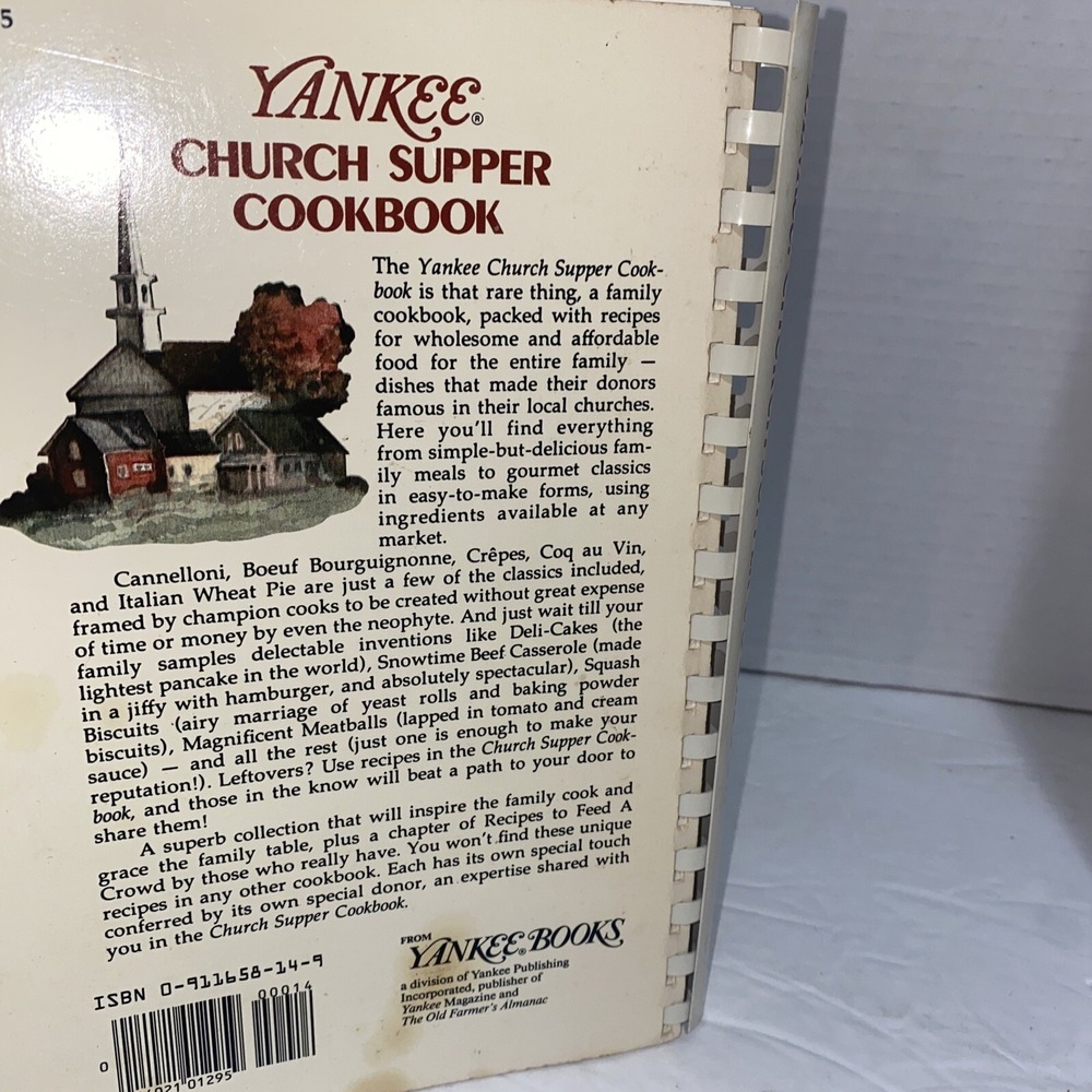 Yankee Church Supper Cookbook — 1988 / 375 RECIPES / 241 PAGES‎ - Picture 7 of 7